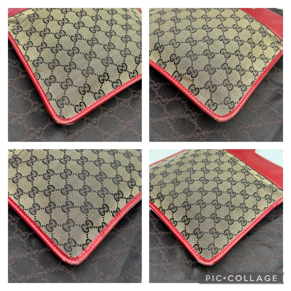 Authentic Gucci GG Monogram Leather & Canvas Crossbody, Care Card & Dust Bag - Picture 16 of 16